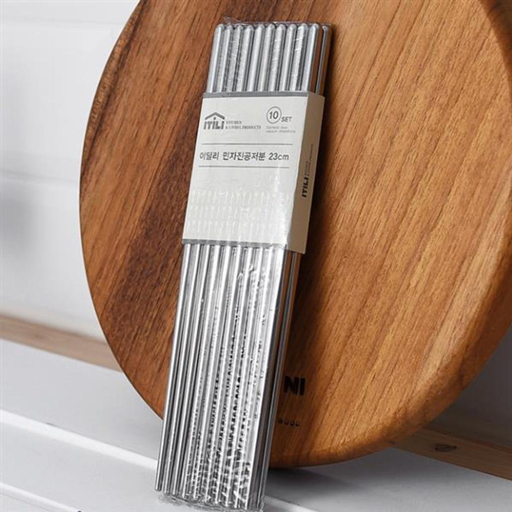 

Idili Premium Double Vacuum Chopsticks 23cm 10set Plain