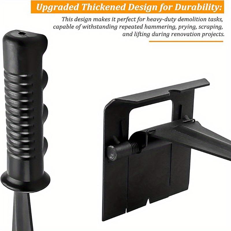 Stainless Steel Trim Puller Tool - Multi-Purpose Pry Bar for Easy Baseboard, Molding & Flooring Removal - Durable, Damage