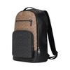Coach Ethan 32 Color Block Design Metal Logo Zipper Closure Coated Canvas Leather Backpack Large Unisex Backpack Brown Charcoal CZ392-QBXAH