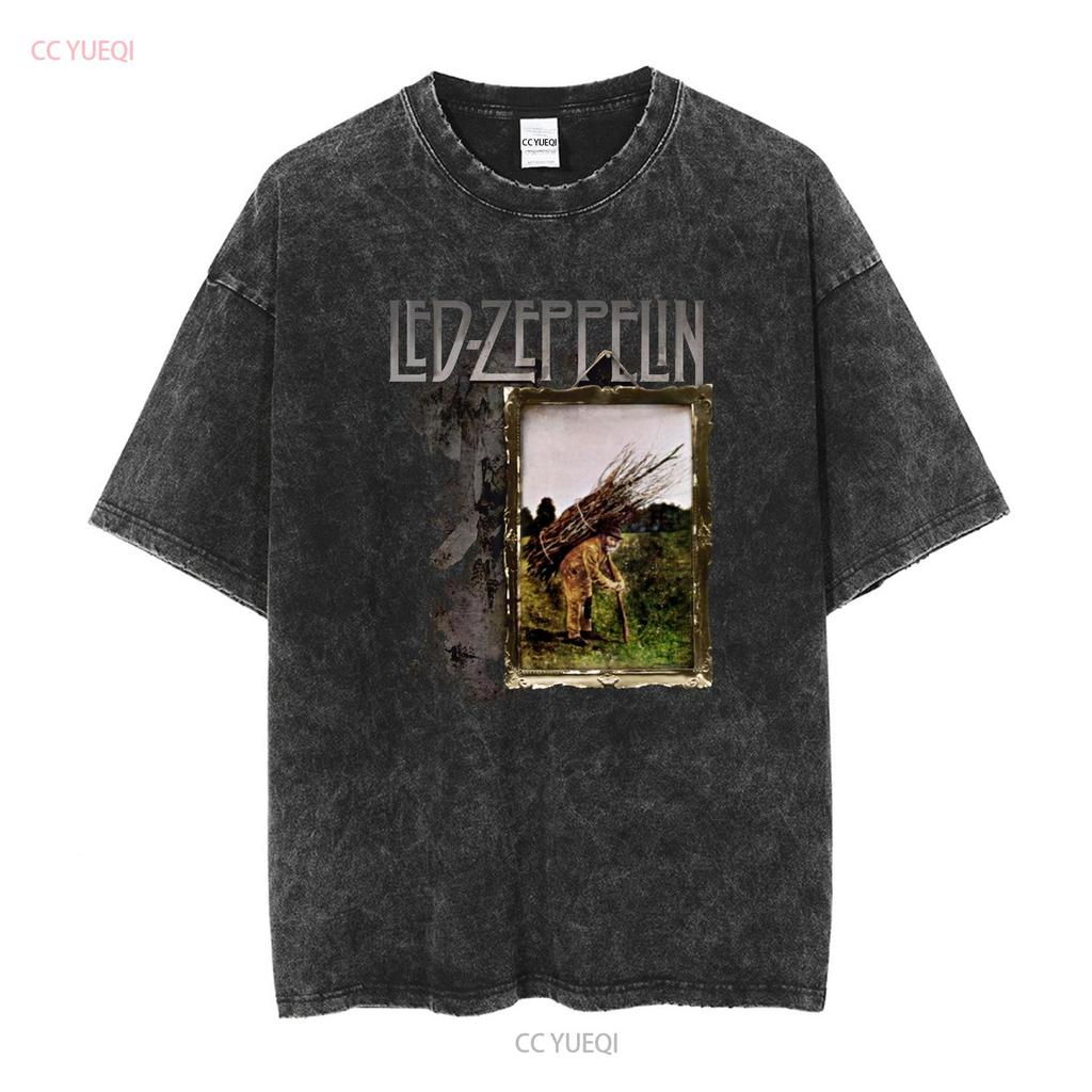 Led Zeppel N T Shirt Fan S 3XL Vintage Washed Fashion Soft Casual Slightly Comfortable Homme Unisex Stylish