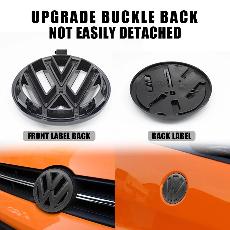 Pentru VOLKSWAGEN 2 buc Emblema Mașină Grilă Față Capac Portbagaj Spate Autocolant Insignă Decaluri Accesorii Pentru Volkswagen Polo 2011 2012 2013 V