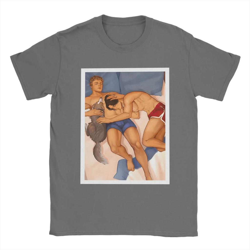 Heated Rivalry TV Shane Hollander & Ilya Rozanov Cotton Men's Shirt Summer Hot Sale Jersey Women's Short Sleeve Streetwear Shirt