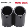 2Pcs 70mm Car Exhaust Muffler Tip Cover For BMW F30 2013-2018 E92 E90 3 Series GT 325i 328i Stainless Steel Accessories