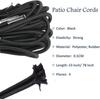 Zero-gravity Chair Elastic Replacement Rope 4-piece Set 2 Length 2 Short Suitable for Courtyard Recliners Lawn Bungee Chairs Beach Chairs Leisure Ch