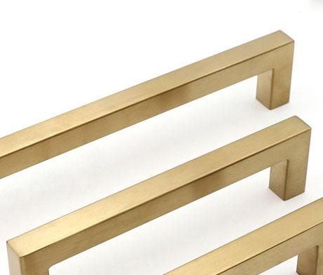 Modernes Möbelstück Edelstahlgriff Schrank Quadratischer t-Griff Küchen-Edelstahl-Türgriff