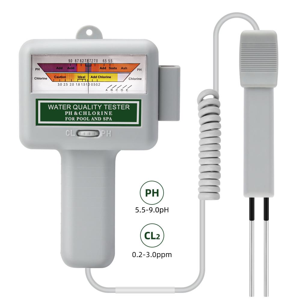 PC102 Dual Function Residual Chlorine & pH Test Pen for Swimming Pools