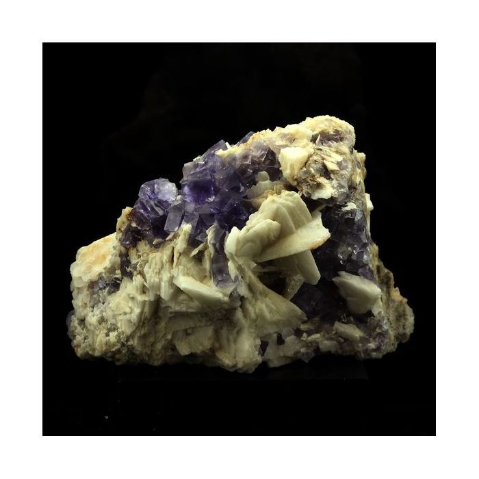 Pierres et Minéraux. Fluorite + Baryte + Quartz. 693.0 ct. La Cabaña, Berbes, Asturias, Espagne.