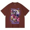 230 g/m² 100% bavlna Dragon Ball V72 Král Cold Potisk Unisex T-shirt z těžké bavlny