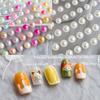 3D Effect Back Glue Nail Pearl Sticker Mini Beauty DIY Nail Art Decoration Manicure Accessory for Makeup