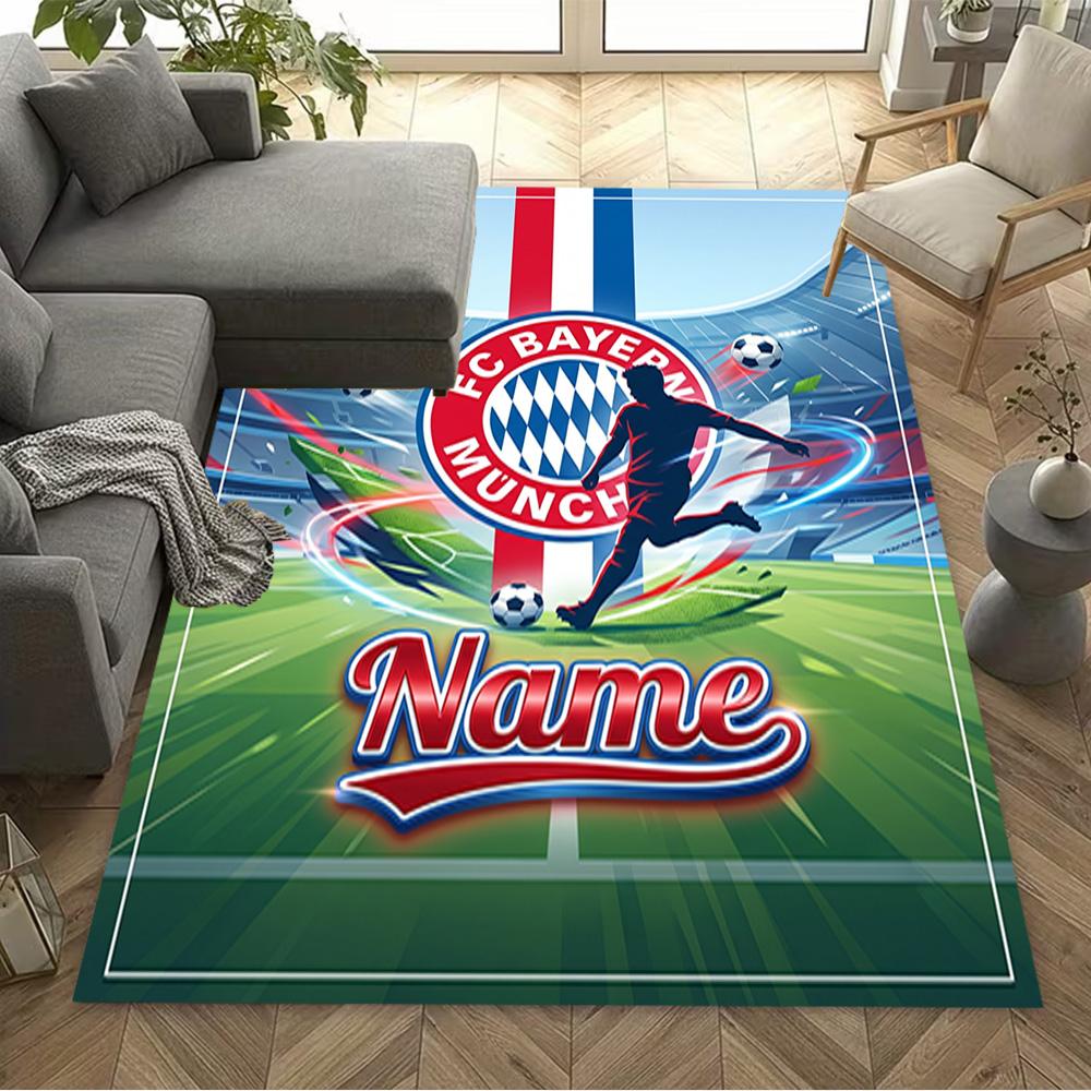Bayern Munich Fan Poster Carpet Suitable for Study Room Outdoor Kitchen Dormitory Anti-slip Rug Decorate Offices Perfect Gift for Friends & Family