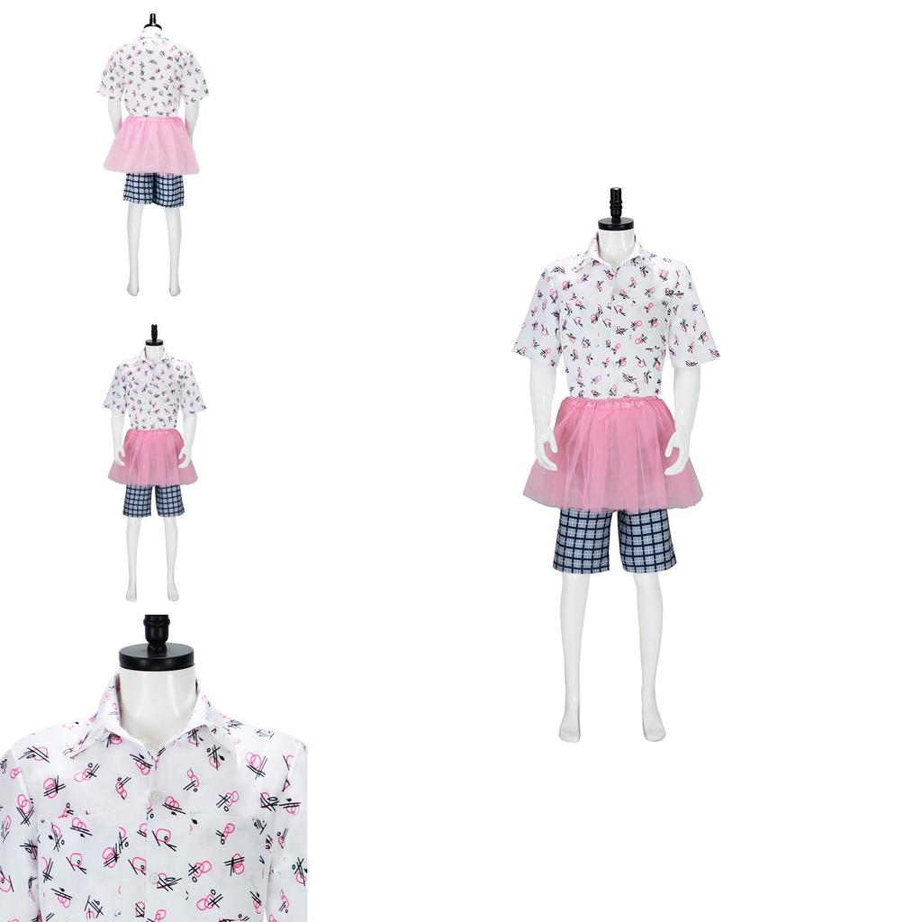 Tenue Cosplay Ace Ventura en Polyester et Spandex pour Jeu de Rôle Style Urbain