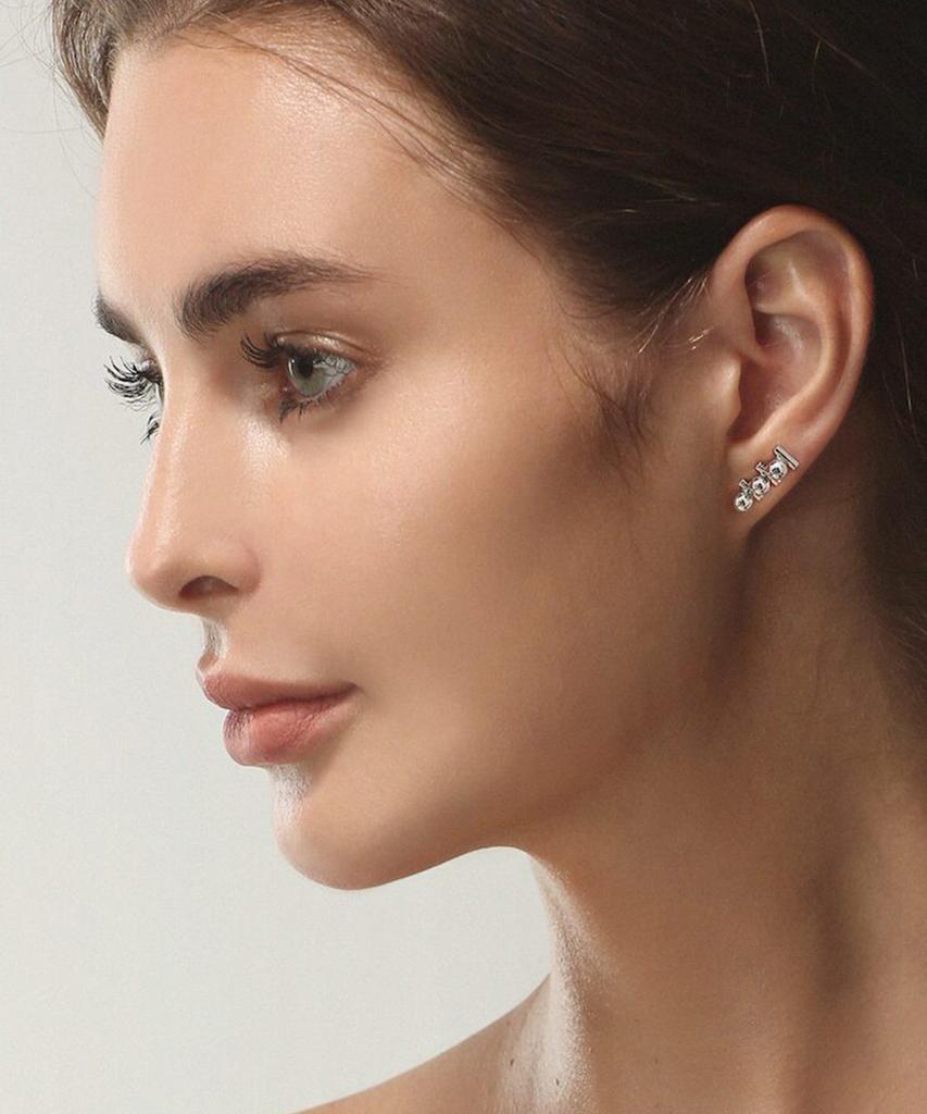 Trencadism Link Earrings Silver 925 Earrings Trm Lke04Bls