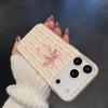 Rosa und Zarte Blumige Romanze Handyhülle Für Iphone 17 11 14 13 12 Air 16 15 Plus Pro Max Stoßfest Mode Stilvolles Cover