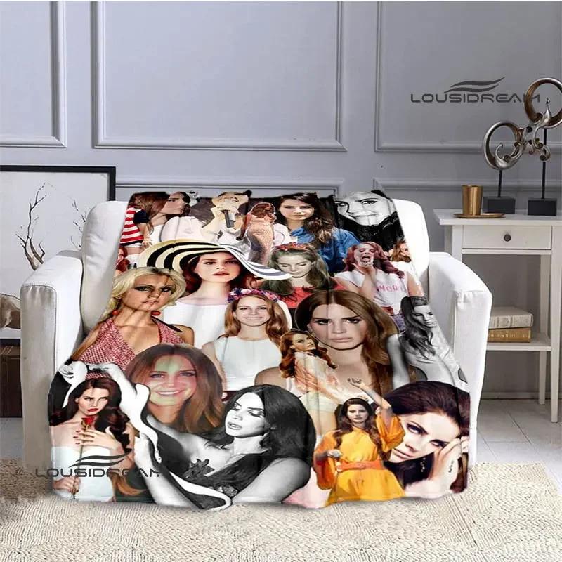 Lana Del Rey Coperta stampata sottile Morbida e confortevole Coperta per casa, viaggio, biancheria da letto regalo di compleanno