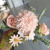 Thornball Rose Room Wedding Valentine'S Day Decoration Christmas Arrangement Fake Floral Bride Bouquet