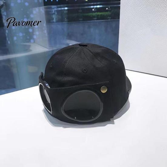 Travel Sunshade Accessories Pilot Goggles Baseball Cap, Integrated Foldable Design, Adjustable UV Casual Hat Resistant Sun for Outdoor Sports