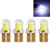4Pcs 12V Car T10 W5W LED COB Silicone Bright Turn Signal Side Light