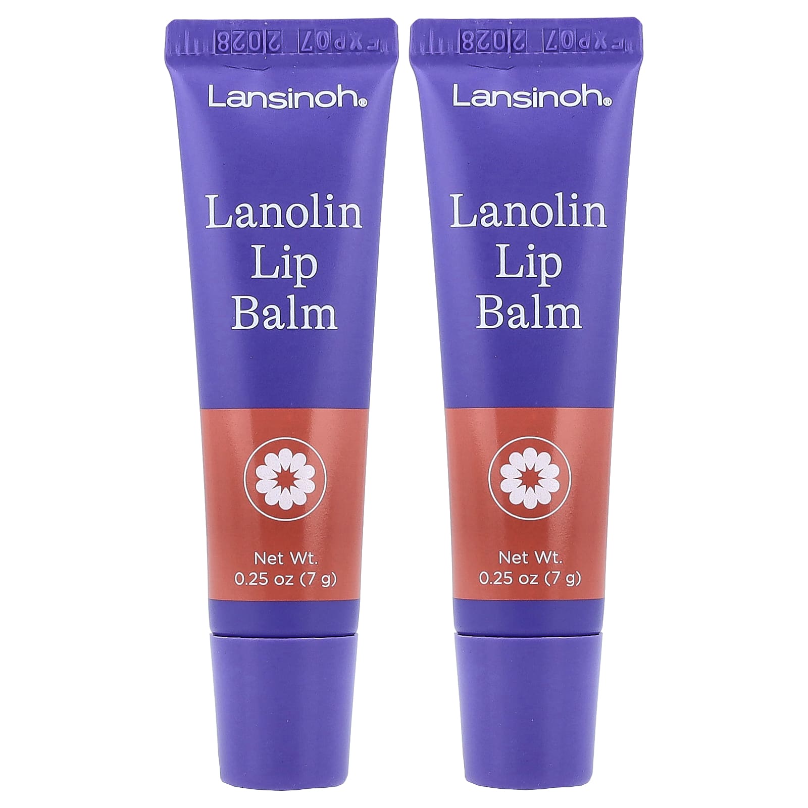 Lansinoh, Lanolin Lip Balm, 2 Pack, 7g (0.25oz) Each