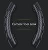 2PCS Matte Black Steering Wheel Cover Car Universal Non-Slip Carbon Fiber Car Steering Whee Handle Protective Booster Anti-skid