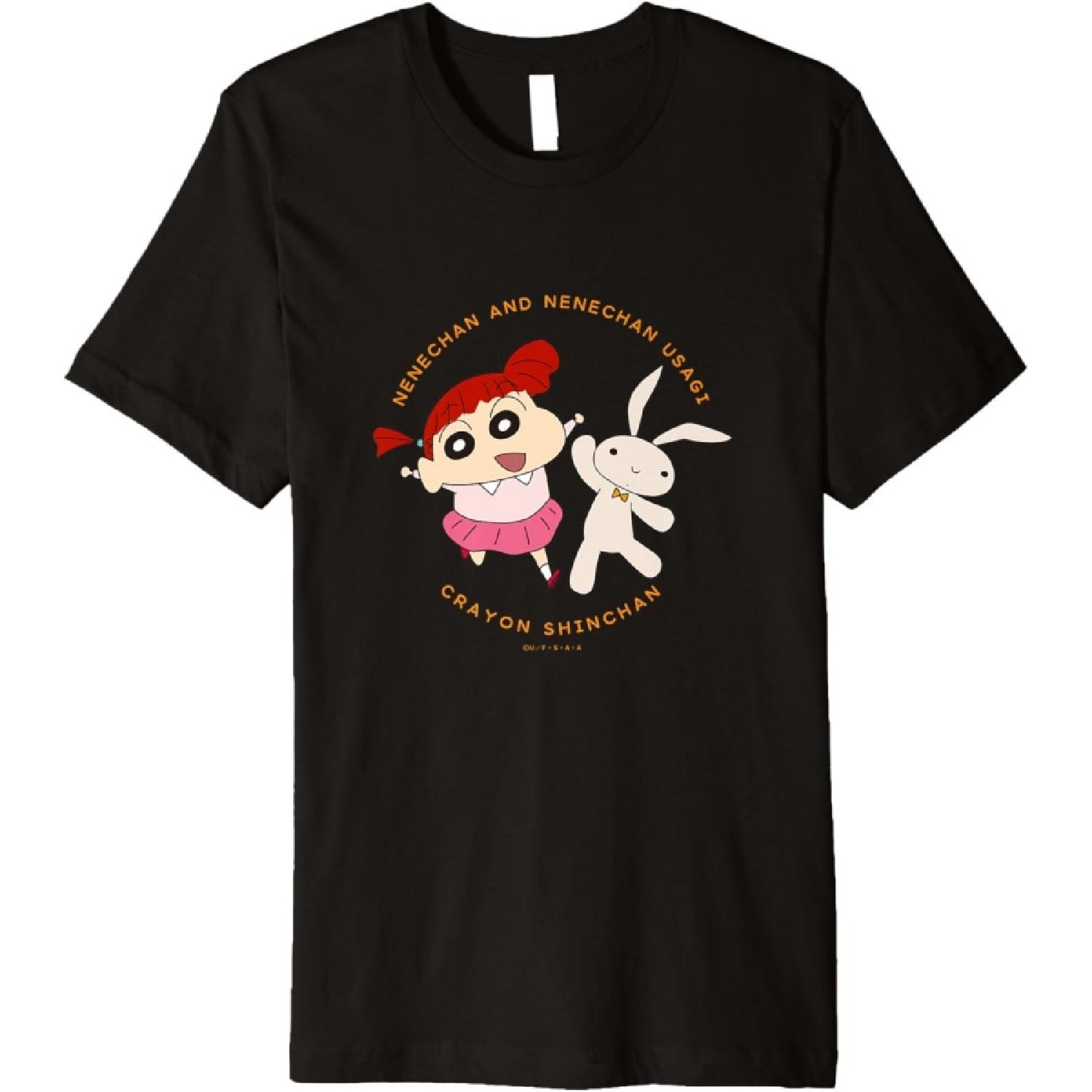 Crayon Shin-chan Nene-chan with a bunny Premium T-Shirt S