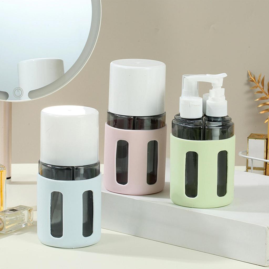New Travel Bottles For Toiletries 4 In 1 Refillable Empty Spray Dispenser Travel Size Bottles For Toiletries For Outdoor Camping