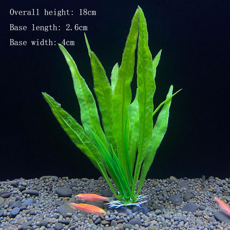 Künstliche Unterwasser-Pflanzen aus Kunststoff für Aquarien, Aquarien, gefälschte Sträucher, grünes Wasser, Gras, Betrachtungssimulation, Dekoration