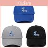 Water Wave Embroidered Baseball Cap For Men Women Outdoor Sun Protection