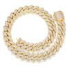 Exclusive Men's 18K Gold-Plated Cuban Chain In-Stock - Zircon Gemstone Copper Body Fashion Jewelry