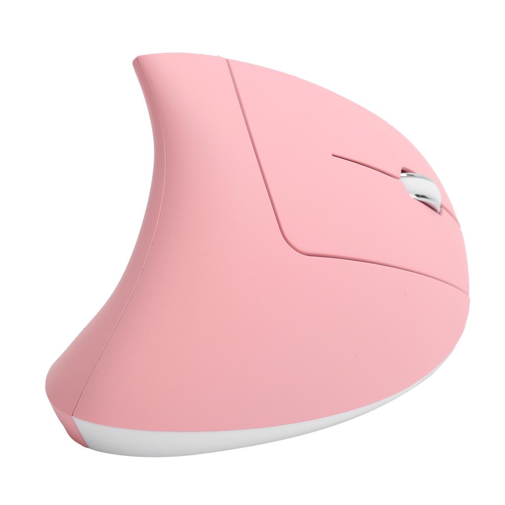 Vertical Mouse USB Wireless Office Gaming Rechargeable Computer Accessories H1 2.4GPink