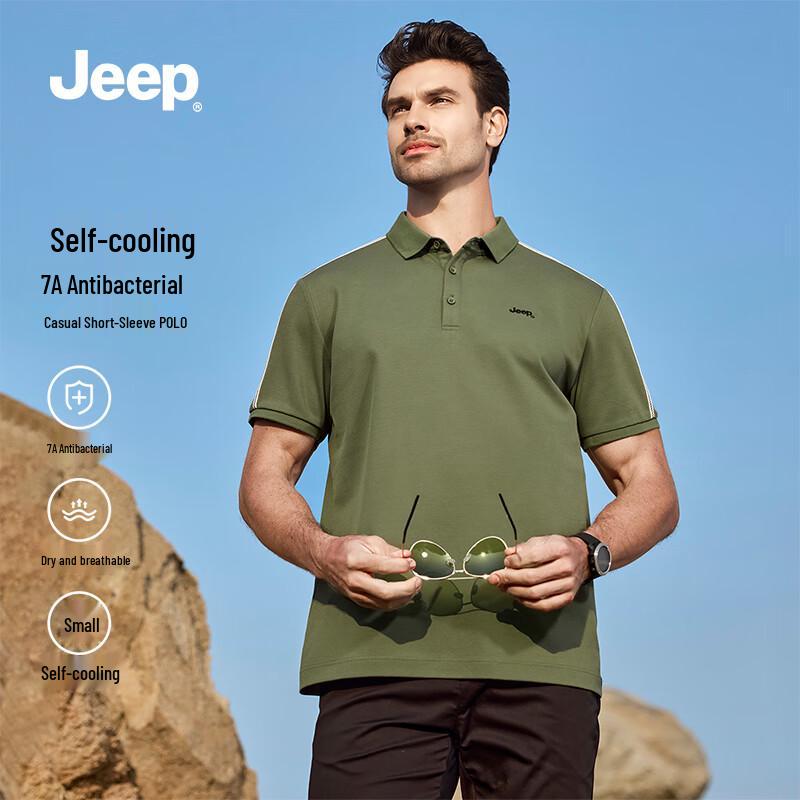 JEEP Men s Summer Polo Shirt 4XL