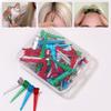 45/65Pcs Colorful & Silver Mini Barber Hairdressing Clips Heat Resistant Metal Hairpin for Pro Salon & Household Haircut Styling