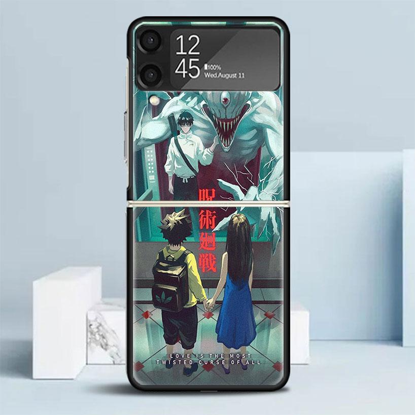 Kaisen J-Jujutsu Yuta Okkotsu Phone Case For Samsung Galaxy Z Flip7 Flip6 5G Flip5 Flip4 Flip3 ZFlip 7 6 3 4 5 Shockproof Back C