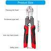 Precisions Bolt Cutter Metal Shear Tool Industrial Carbon Steel Blade Ergonomic Handle For Workshop Outdoor Job