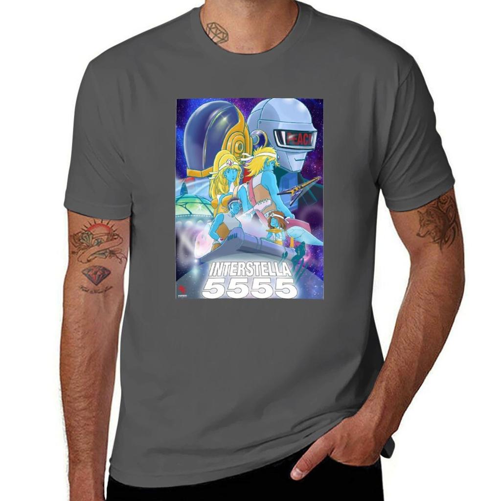 Interstella 5555 Poster TShirt High Elasticity Sports Tee Shirt