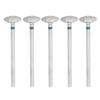 5PCS Rugged Rough Surface Cuticle Remover Drill Bit Pedicure Sanding Head  Nail Surface Polishing