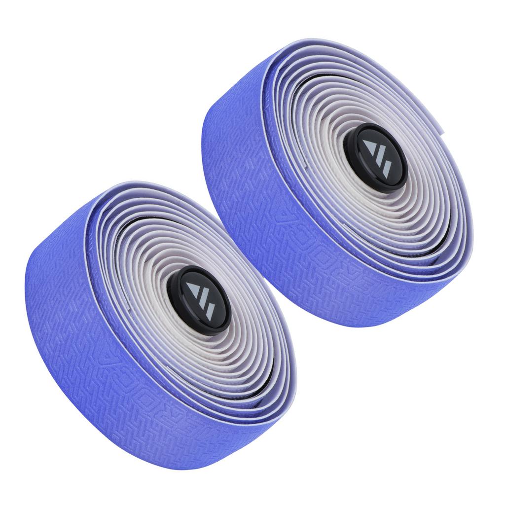 Road Bike Zpattern Dualcolor Gradient Handlebar Tape with Plugs Shockabsorbing Comfortable for