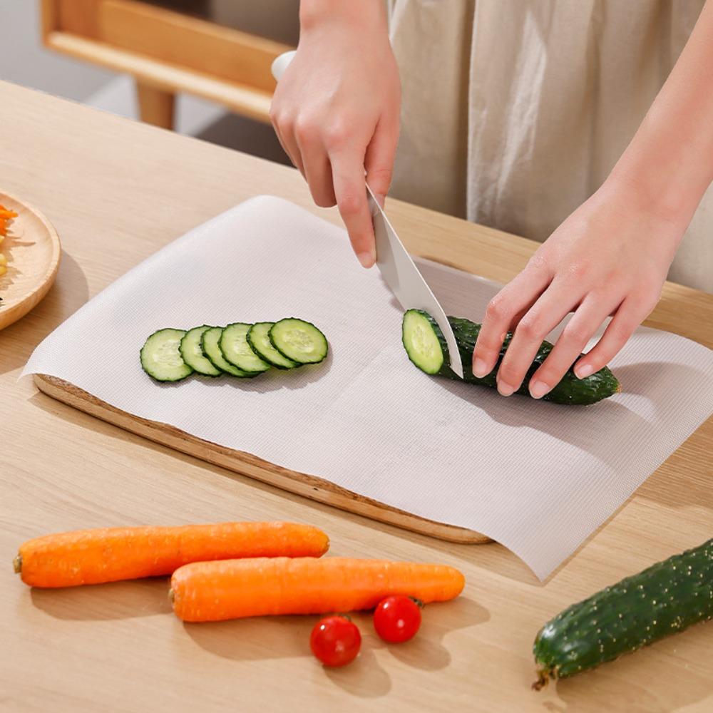 1 Roll Non-Slip Disposable Chopping Board Transparent Chopping Sheets Complementary Food