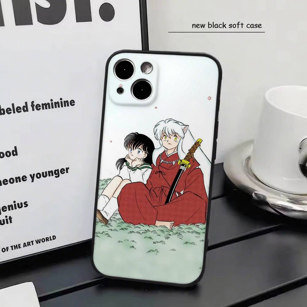 Retro Anime I-Inuyasha Phone Case Silicone Soft For IPhone 17 Air 16 15 14 13 12 11 Plus Pro Max Plus