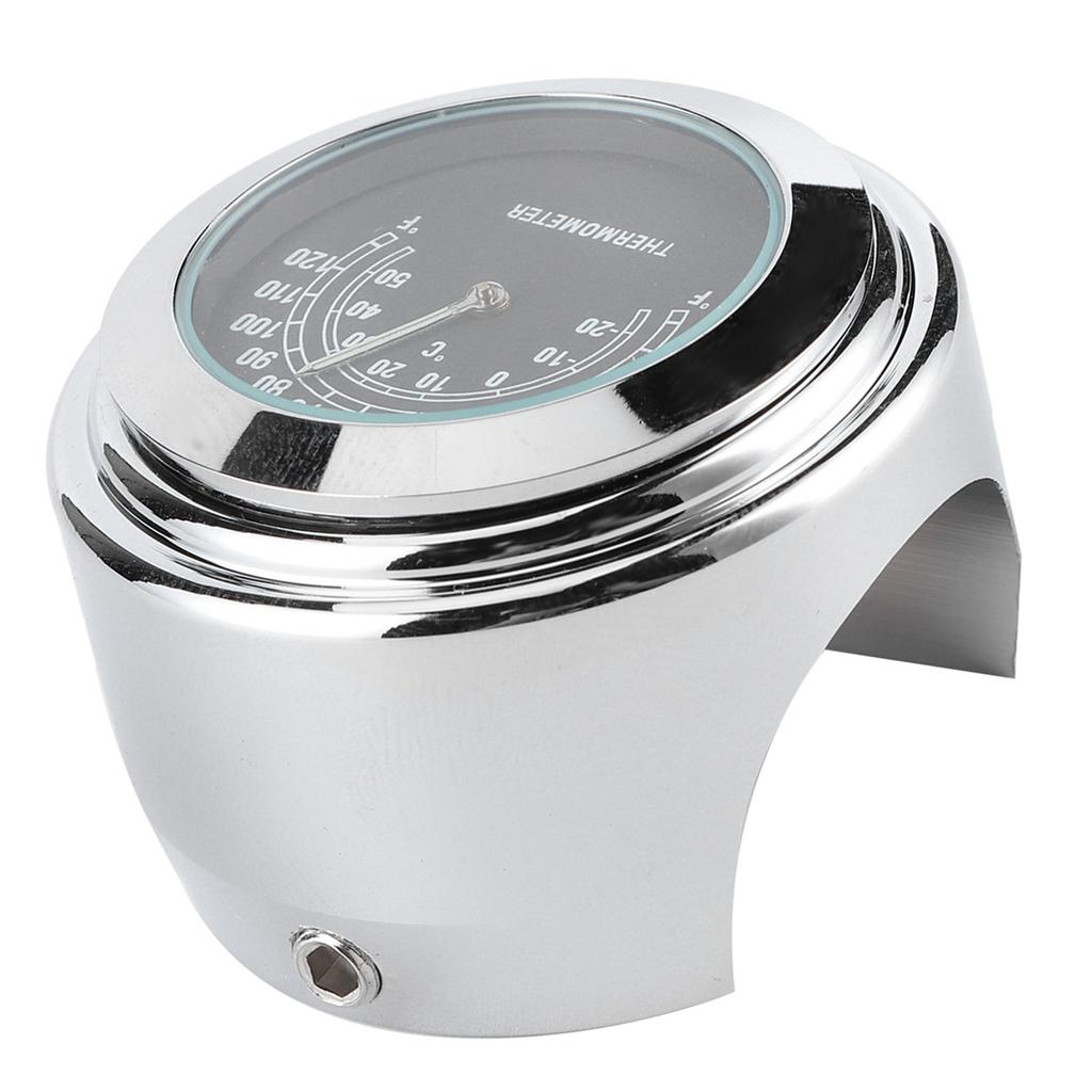 1in 78in Handlebar Mount Thermometer ‑20 Celsius  ‑ 50 Celsius  Measuring Dial Weatherproof for
