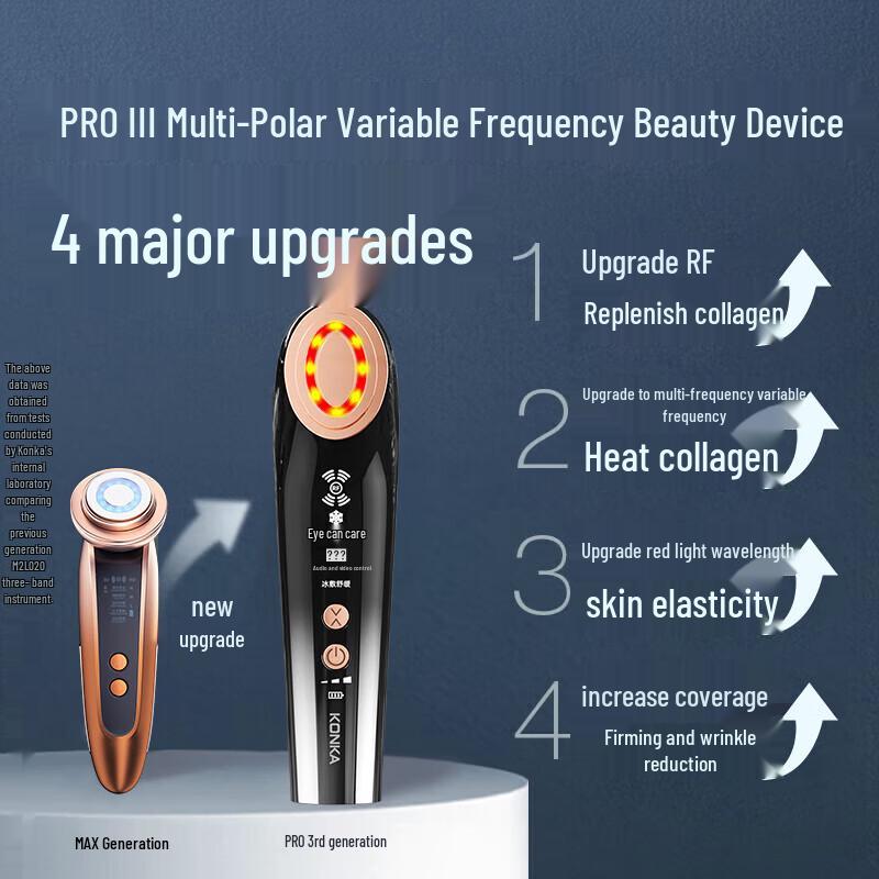 KONKA RF LED Microcurrent Facial & Eye Beauty Device