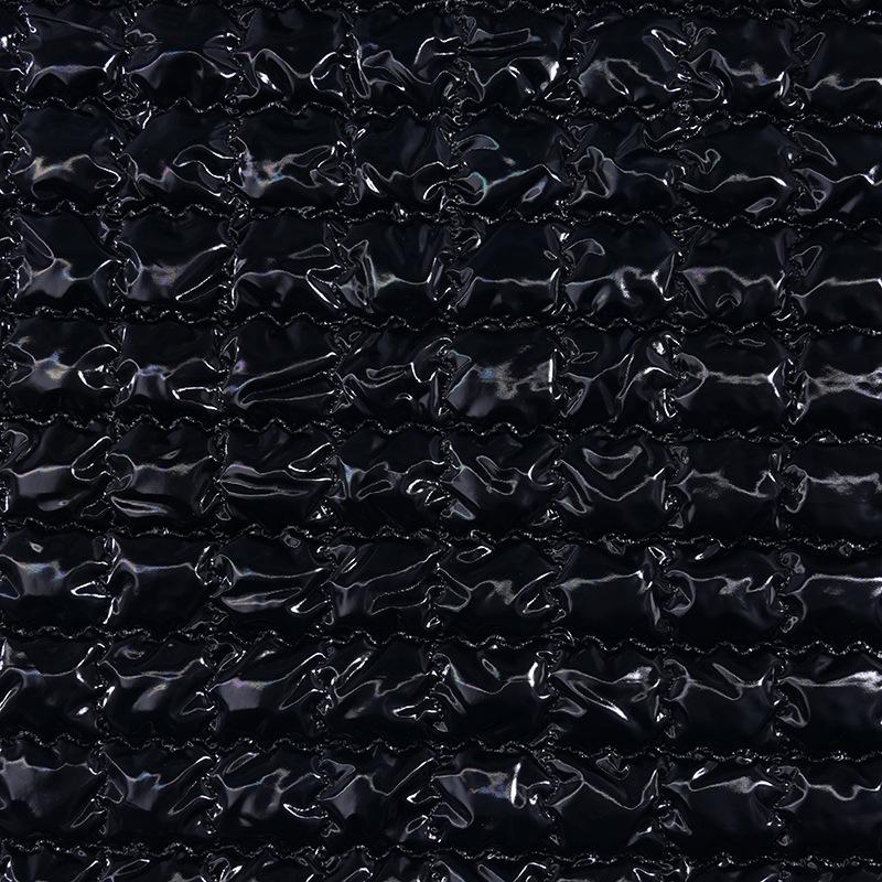 50cm*140cm Multi Colors PU Leather Quilting Fabric Symphony Quilted Christmas Cotton Fabric for Christmas Cosplay Clothing