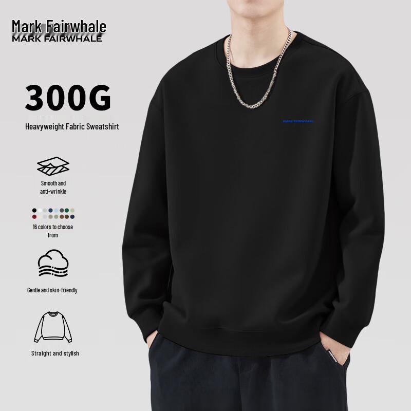Mark Hua Fei Men's Heavyweight Loose Fit Crewneck Sweatshirt