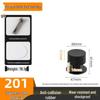 Stainless Steel Door Stopper with Thickened Base, Wall or Floor Mount, Anti-Collision for Rooms and Bedrooms.