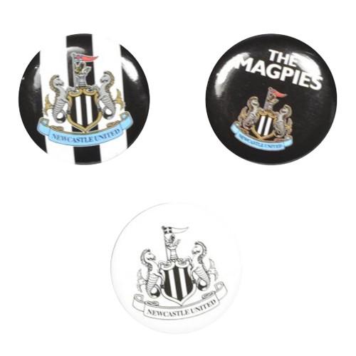 Newcastle United FC Childrens/Kids Enamel Badge Set