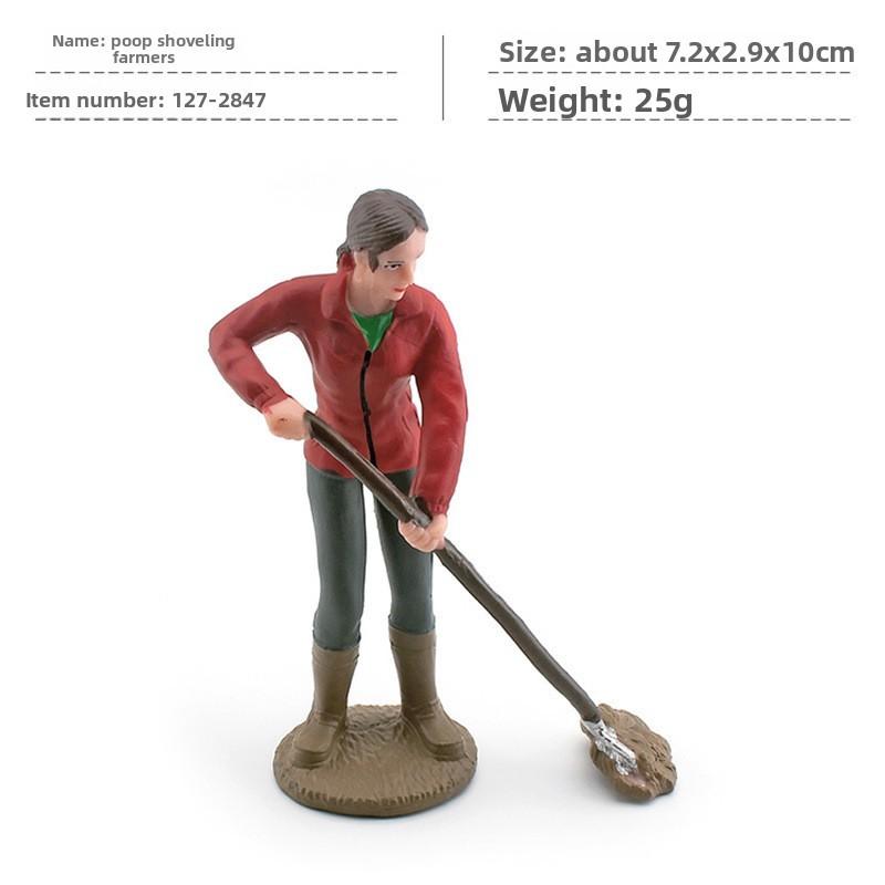 Simulated Diver Veterinarian Farmer Worker Postal Worker Toy Model Ornament For Collectors And Play