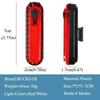 Bicycle Rear Light Ultralight Brightness Bicycle Taillight USB Rechargeable Mtb Night Riding Warning Lamp Cycling Accessories