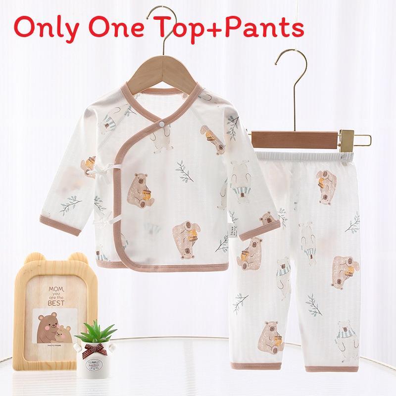 Baby Cotton Summer Set With Antibacterial Fabric For Newborns And Infants
