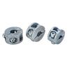 3PCS Zinc Alloy Drill Stopper Collars Open Type Metric Drill Bit Depth Stop Collar Hex Wrench Drill Stop Collar Kit