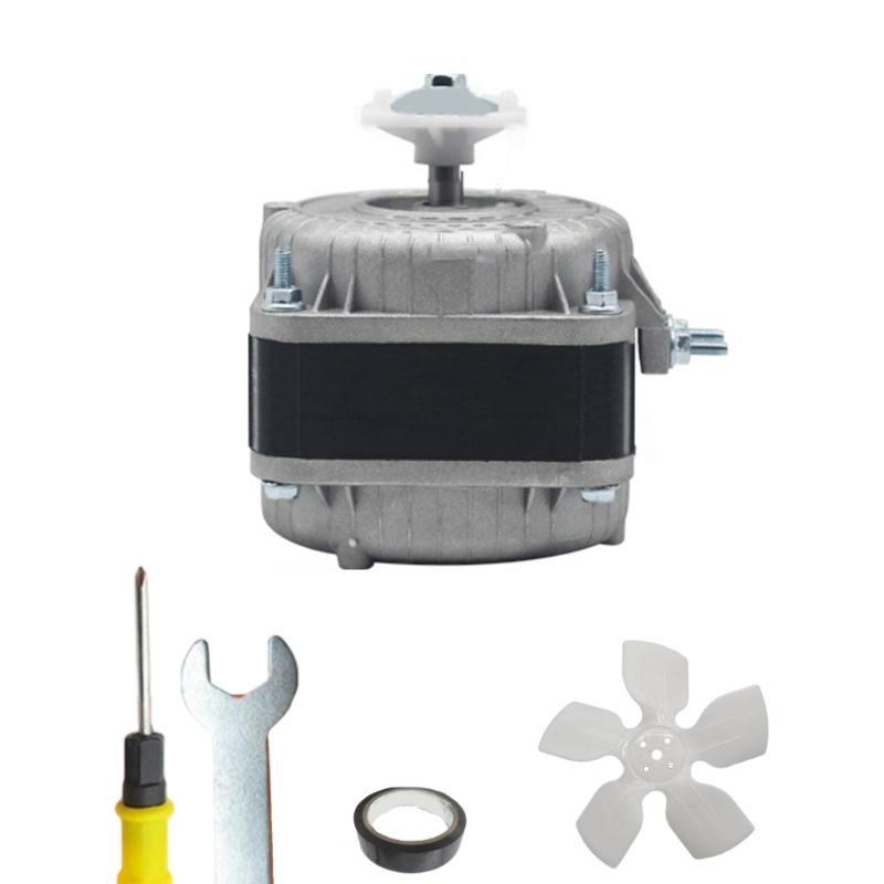 High Performances Cooling Motor Refrigerator Condensers Fan Copper Texture Perfect for Domestic and Commercial Kitchens