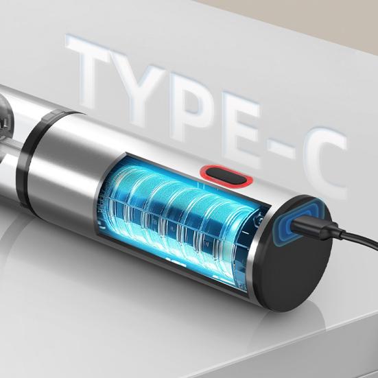 Elektrisches Salz- und Pfeffermühlen-Set mit LED-Licht, einstellbarer Mahlgrad, Salzmühle, wiederaufladbare Pfeffermühle für BBQ, Camping
